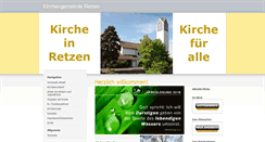 Desktop Screenshot of kirche-retzen.de